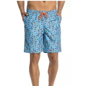 Beach Bros Cinco de Mayo Men’s Novelty Printed Swim Trunks Sombreros Size Small